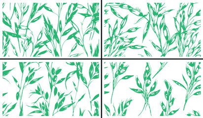 Green leaf pattern, eco nature art, organic plant design, botanical decor wallpaper, nature illustration vector, fresh eco foliage, green aesthetic background, natural leaf drawing, ecological design 