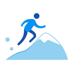 man running on a treadmill