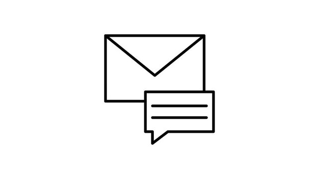 Email icon featuring an envelope symbol, representing electronic mail communication.