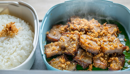 fried rice with pork
