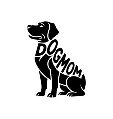 Pet dog icon symbol template for graphic and web design collection logo vector illustration
