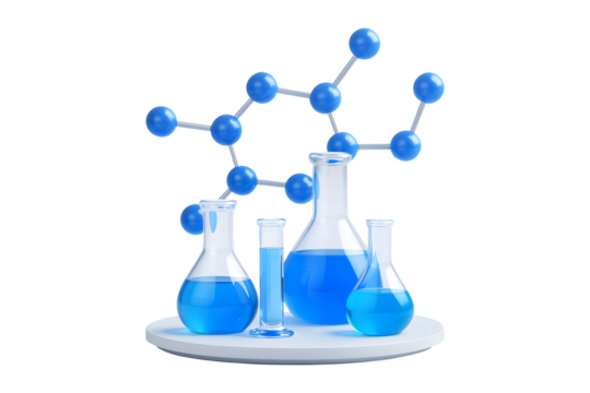 Laboratory science and chemistry icon, isolated on a white background - Powered by Adobe