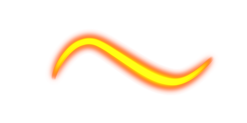 abstract colorful wave yellow orang3 fire dragon effect elements