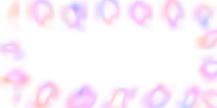 frame of pink flowers on white - Powered by Adobe
