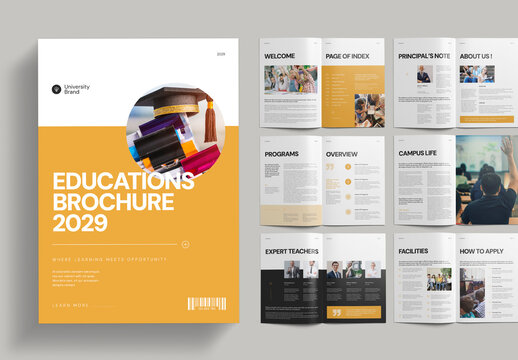 Education Brochure Layout