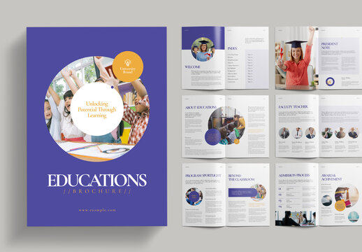 Education Brochure Layout