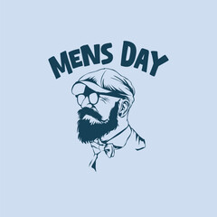 Mens Day for logo vectror image