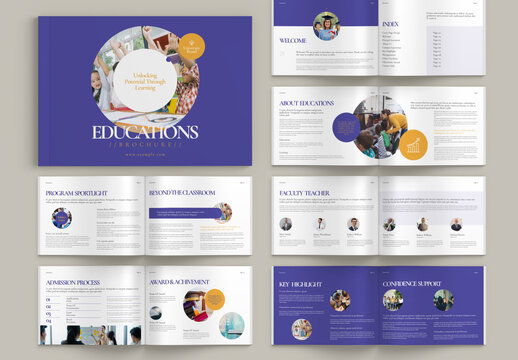 Landscape Education Brochure Layout