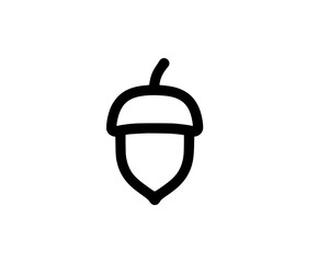 Obraz premium Nutricious Nourishment: Acorn's Promise | Clean, isolated vector art for creative projects.