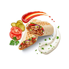 Shawarma sandwich