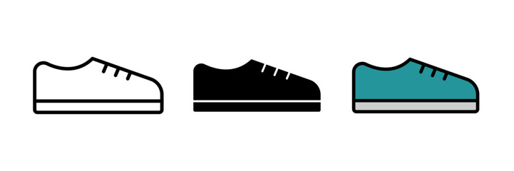 Sneakers icon athletic shoe symbol, casual footwear illustration, sports shoe, running shoes, modern sneakers, minimalist shoe design, trendy footwear, comfortable shoe, flat icon.