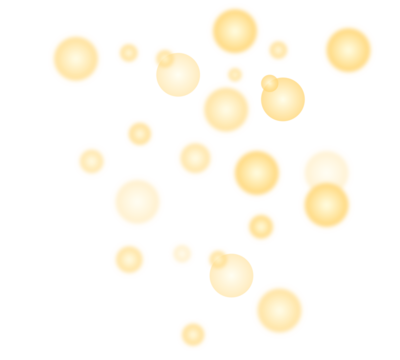 Abstract Yellow and Gold Glowing Bokeh Lights Background - Powered by Adobe