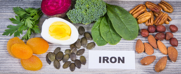 Best food to fight with anemia. Natural source iron and minerals