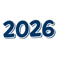 Blue 2026 text isolated on transparent background.png