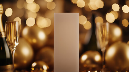 Celebrate special occasions with festive decorations. The elegant presentation invites to joyful moments, perfect for toasting achievements and creating memorable experiences.