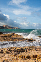 Beautiful seascape view from Bizerte, Tunisia