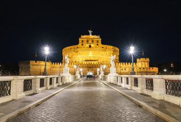 Obraz premium Castel Sant Angelo in Rome. Italy