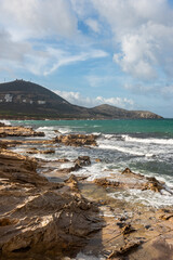 Beautiful seascape view from Bizerte, Tunisia