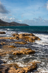 Beautiful seascape view from Bizerte, Tunisia