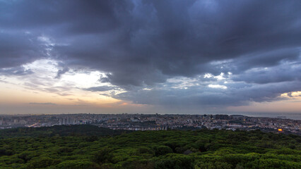 Panoramic View Over Lisbon And