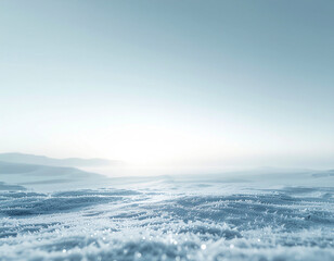 Fototapeta premium Frosted Crystal Blue Background — Minimal High-Resolution Icy Surface