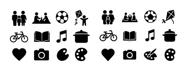 Family and leisure activities: soccer, reading, music, art, nature