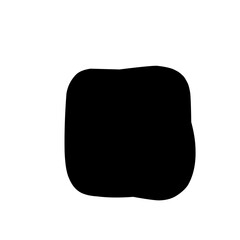 Irregular abstract blob frame