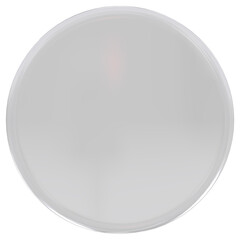 High-quality glass circle material with clean transparent texture