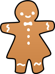 christmas gingerbread woman 