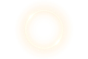 Vibrant Gold Ring PNG with Sparkling Overlay Design on transparent background