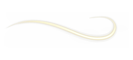 Gold Wave PNG with Transparent Overlay for Design on transparent background