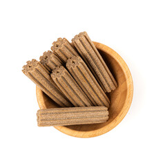 Rawhide chew sticks for dogs, oral care hygiene dog food, pressed collagen dry kibble