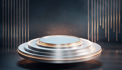 old vinyl record with music notes