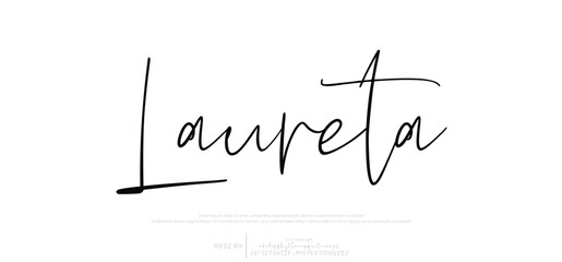 A clean and minimalistic handwritten font that gives a soft yet contemporary touch. Perfect for minimalist branding and modern projects.