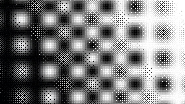 Pixel art dithering background. Black and white pixel linear gradient pattern. Vector illustration.