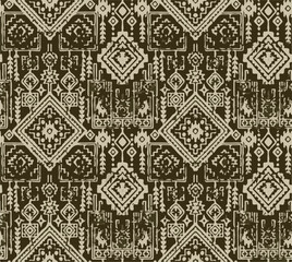 patchwork floral pattern with paisley and indian flower motifs. damask style pattern for textile and decoration,ikat pattern