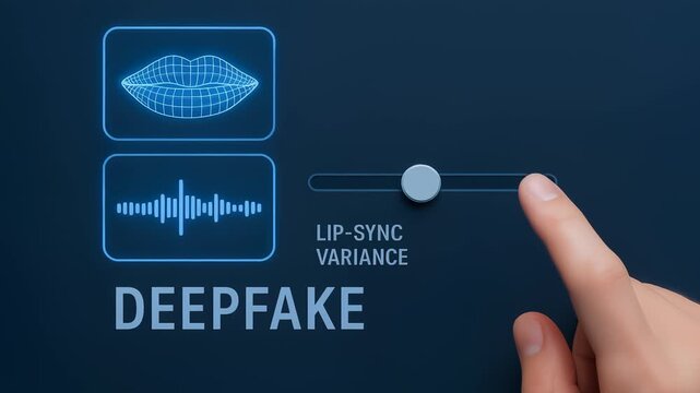 Deepfake technology uses AI manipulation of lip sync and voice variance to create realistic media crimes raising ethical concerns about digital