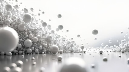 Ball Splashing Abstract Art Installation Diagram