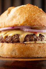 pao bola , pao frances , hamburguer , burguer , hamburgueria , tomate , alface , no posnto, delicioso , crocante , pao crocante , queijoderretendo,