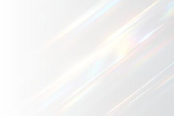 Futuristic prismatic crystal light with a color spectrum effect