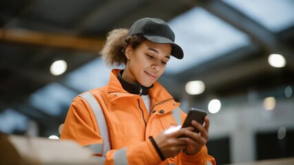 A quality control worker examining damaged packaging under a bright inspection lamp, documenting issues on a handheld device — product integrity, supply chain reliability, and detailed warehouse