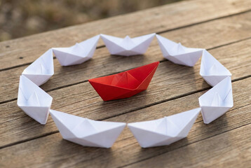 Wooden  letters alphabet, business, concept, toy for AI