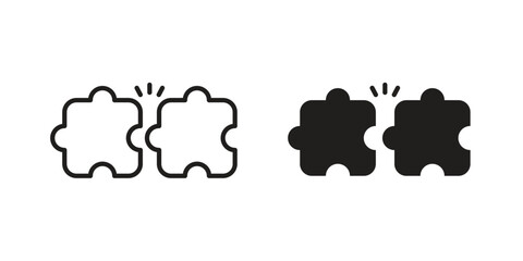 Compatibility icons, Line vector. solid symbol set