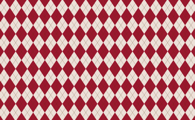 バレンタイン配色　チェック背景　パターンスウォッチ