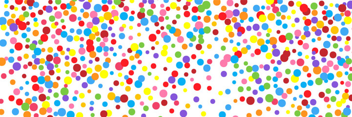 Confetti birthday simple background. Carnival colours falling paper elements isolated