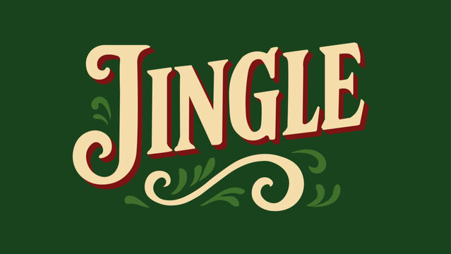 Retro Jingle text logo