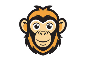 Monkey silhouette vector illustration, monkey animal vector silhouette, monkey silhouette, icon logo, vector illustration of black logo monkey silhouette, monkey icon vector illustration
