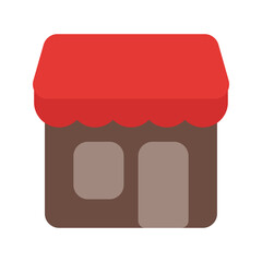 barbershop flat icon
