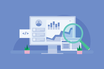 SEO analytics software integrated with website using tracking code, providing paid and organic traffic insights, user browsing history and conversions,