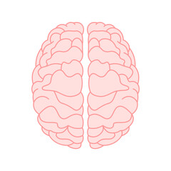 Brain icon, Brain Logo silhouette